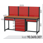 903610307 KODLU  ASKI PANOLU 7 ÇEKMECELİ ÇALIŞMA TEZGAHI