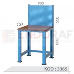 3365 KODLU  ASKI PANOLU ÇEKMECESİZ ÇALIŞMA TEZGAHI