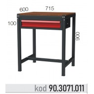 903071011 KODLU  1 ÇEKMECELİ KISA ÇALIŞMA TEZGAHI