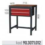 903071012 KODLU  2 ÇEKMECELİ KISA ÇALIŞMA TEZGAHI