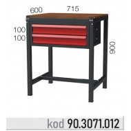 903071012 KODLU  2 ÇEKMECELİ KISA ÇALIŞMA TEZGAHI