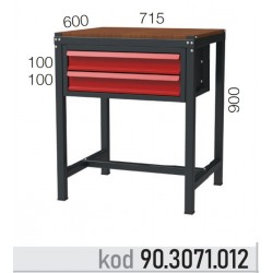 903071012 KODLU  2 ÇEKMECELİ KISA ÇALIŞMA TEZGAHI