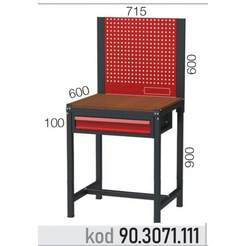 903071111 KODLU ASKI PANOLU 1 ÇEKMECELİ KISA ÇALIŞMA TEZGAHI 903071111 KODLU ASKI PANOLU 1 ÇEKMECELİ KISA ÇALIŞMA TEZGAHI