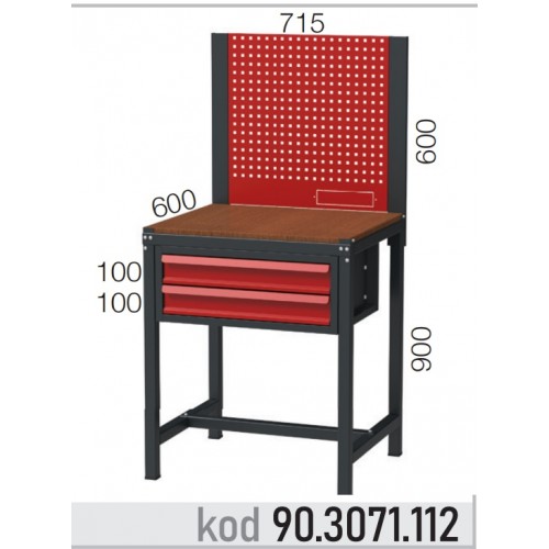 903071112 KODLU ASKI PANOLU 2 ÇEKMECELİ KISA ÇALIŞMA TEZGAHI 903071112 KODLU ASKI PANOLU 2 ÇEKMECELİ KISA ÇALIŞMA TEZGAHI