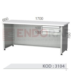 3104 KODLU 2 ÇEKMECELİ ŞEF MASASI