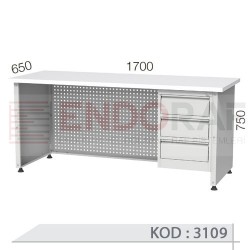 3109 KODLU 3 ÇEKMECELİ ŞEF MASASI