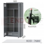 7680 KODLU 1 ÇEKMECELİ 5 GÖZLÜ SİLAH DOLABI 