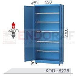 6228 KODLU 5 RAFLI DOSYA DOLABI