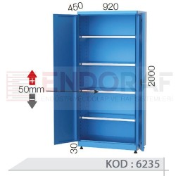6235 KODLU 4 RAFLI DOSYA DOLABI