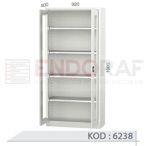 6238 KODLU 5 RAFLI ŞEFFAF PLEKSİ KAPILI DOSYA DOLABI 6238 KODLU 5 RAFLI ŞEFFAF PLEKSİ KAPILI DOSYA DOLABI