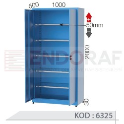 6325 KODLU 5 RAFLI, MALZEME DOLABI
