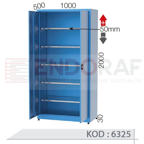 6325 KODLU 5 RAFLI, MALZEME DOLABI