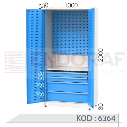 6364 KODLU 4 ÇEKMECELİ, 1 ADET SABİT RAFLI, DOLAP ARKA KISMI VE KAPI İÇLERİ TAKIM ASMA PANOLU, KİLİTLİ KAPILI MALZEME DOLABI 6364 KODLU 4 ÇEKMECELİ, 1 ADET SABİT RAFLI, DOLAP ARKA KISMI VE KAPI İÇLERİ TAKIM ASMA PANOLU, KİLİTLİ KAPILI MALZEME DOLABI