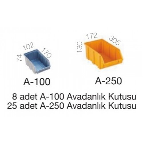 6285 KODLU 5 RAFLI, ASKI SACLI, AVADANLIK KUTULU MALZEME DOLABI 6285 KODLU 5 RAFLI, ASKI SACLI, AVADANLIK KUTULU MALZEME DOLABI