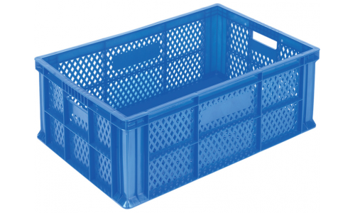 40x60 cm Delikli Altı Kapalı Plastik Taşıma Kasaları 40x60 cm Delikli Altı Kapalı Plastik Taşıma Kasaları