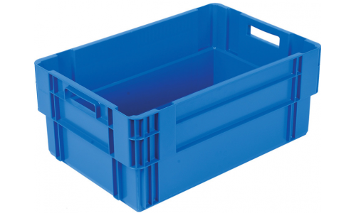 40x60 cm Konik İç İçe Geçebilen Plastik Taşıma Kasaları 40x60 cm Konik İç İçe Geçebilen Plastik Taşıma Kasaları