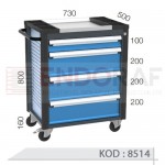 8514  KODLU 4 ÇEKMECELİ TAKIM ARABASI