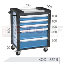 8515  KODLU 5 ÇEKMECELİ TAKIM ARABASI