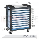 8519  KODLU 9 ÇEKMECELİ TAKIM ARABASI